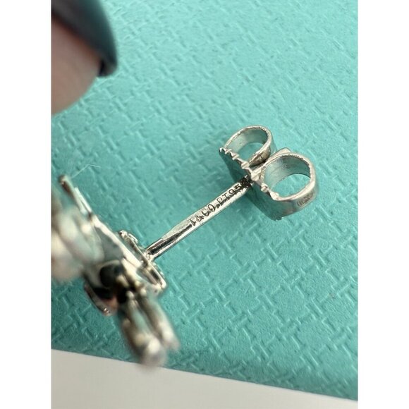 Tiffany & Co. Garland Leaf Diamond Earrings Platinum 1" Drop Dangle Rare - Picture 7 of 8